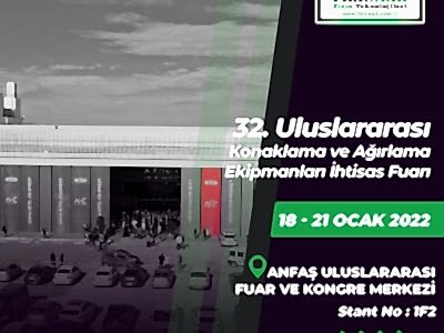 32. Uluslararası Konaklama ve Ağırlama Ekipmanları İhtisas Fuarı 18 - 21 Ocak 2022