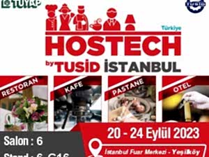 20-24 Eylül 2023'te  İSTANBUL HOSTECH FUARINDAYIZ