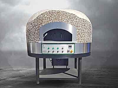 Döner Tabanlı Elektrikli Taş Pide Pizza Fırını